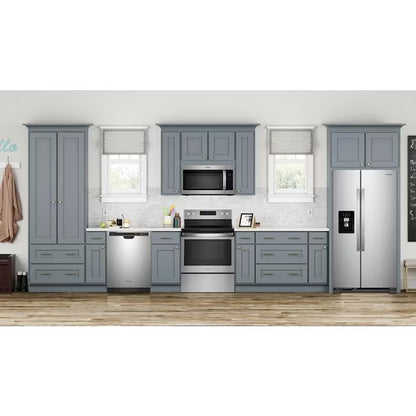 Whirlpool 21.4-cu ft Side-by-Side Refrigerator with Ice Maker (Fingerprint Resistant Stainless Steel)