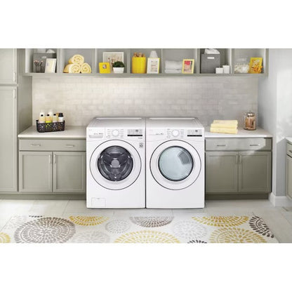 LG 7.4-cu ft Stackable Electric Dryer (White) ENERGY STAR