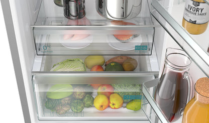 SIEMENS KG39NXIBF iQ300 Free-standing fridge-freezer with freezer at bottom 203 x 60 cm Brushed steel anti-fingerprint