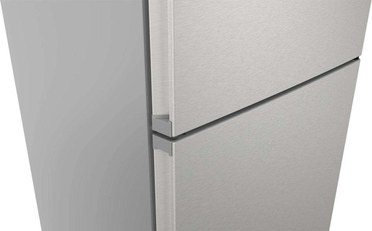 SIEMENS KG49NXIDF iQ300 Free-standing fridge-freezer with freezer at bottom 203 x 70 cm Brushed steel anti-fingerprint