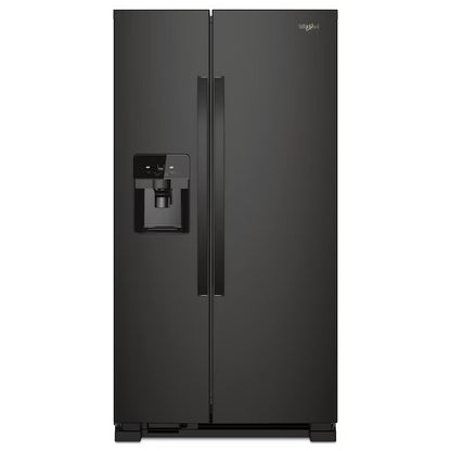 Whirlpool 21.4-cu ft Side-by-Side Refrigerator with Ice Maker (Fingerprint Resistant Stainless Steel)