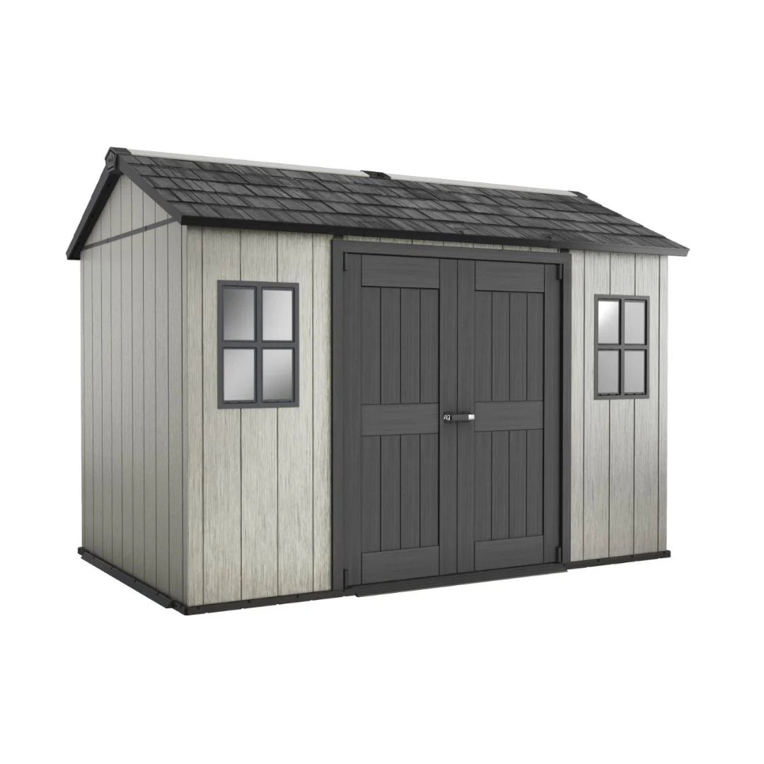 Keter Oakland Outdoor Plastic Garden Storage Shed