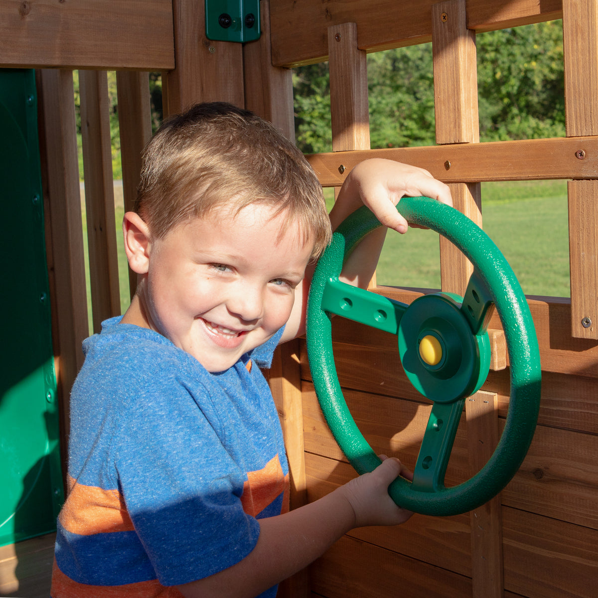 Bristol Point Wooden Swing Set