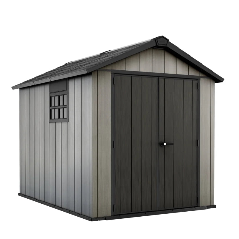 Keter Waterproof Oakland Outdoor Plastic Shed 759