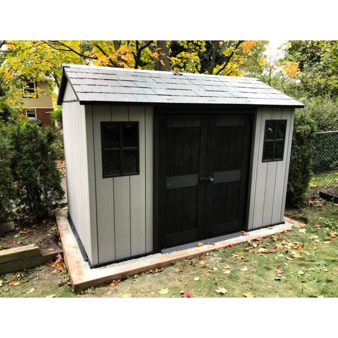 Keter Oakland Outdoor Plastic Garden Storage Shed