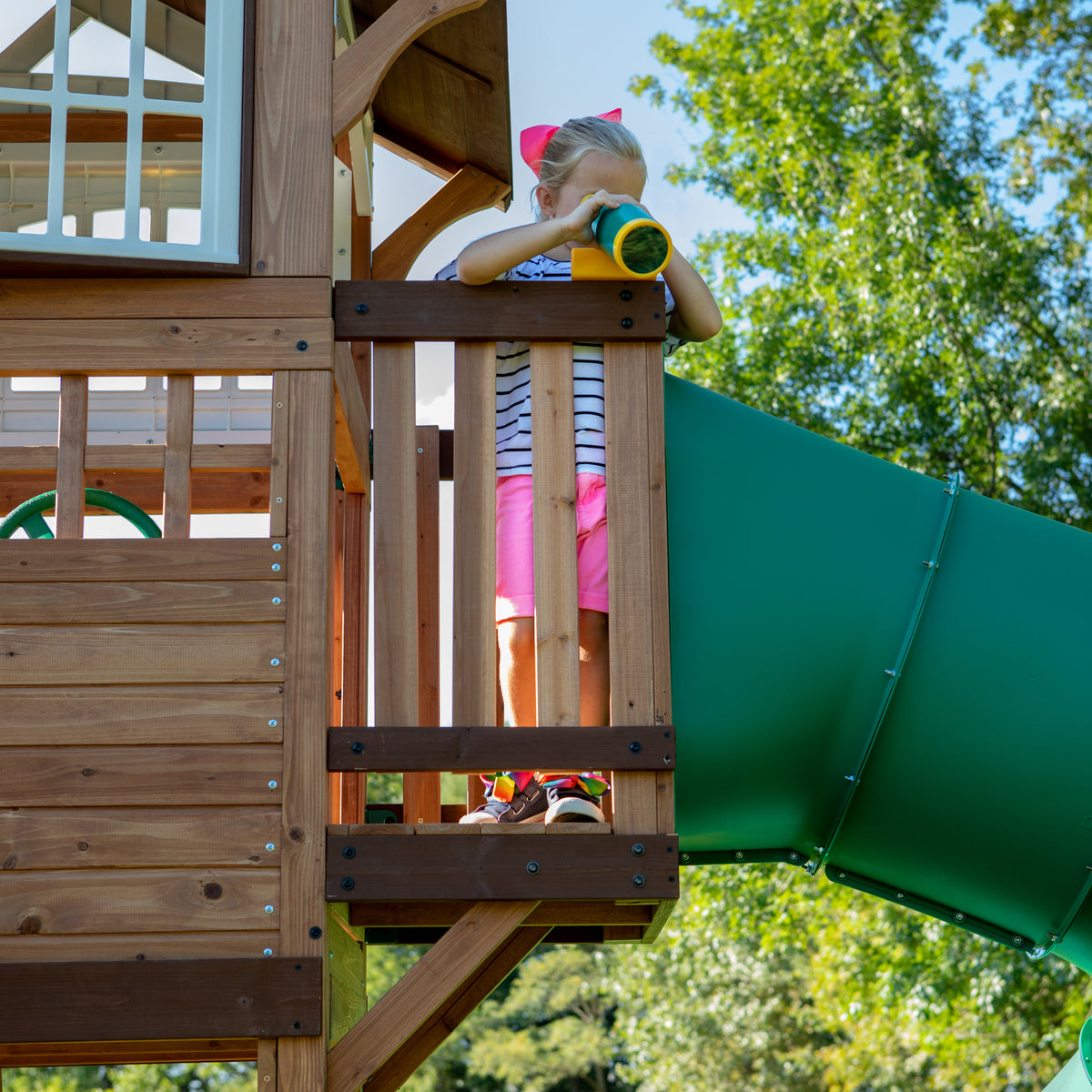 Bristol Point Wooden Swing Set