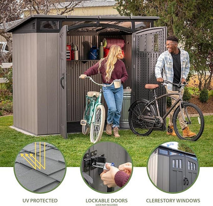 Lifespan 8 x 5 ft Modern Outdoor Storage Shed