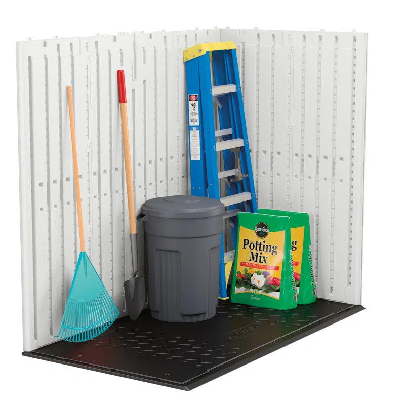 Suncast Vista 88 in. W x 49 in. D x 98 in. H Storage Shed