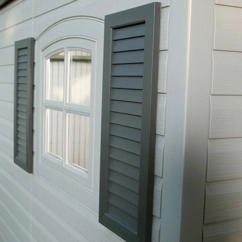 15' x 8' double door storage shed