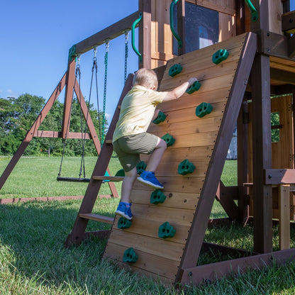 Tacoma Falls Wooden Swing Set