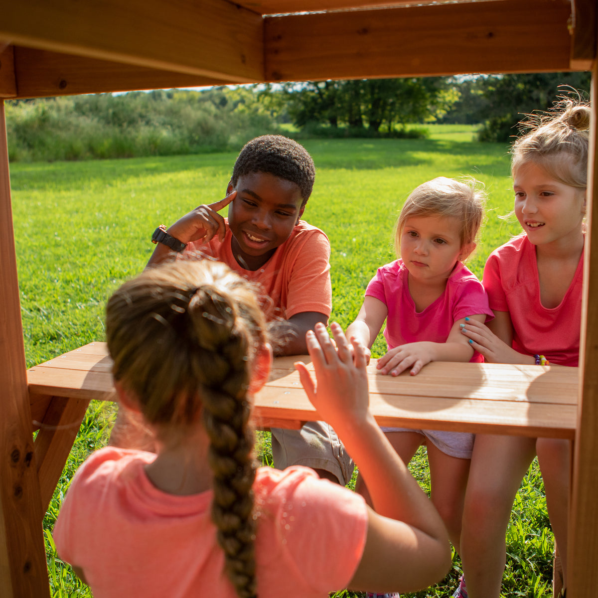 Belmont Wooden Swing Set