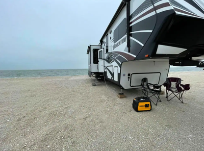 DEWALT Ultra Quiet 2200-Watt Recoil-Start Gas-Powered Inverter Generator with Auto Throttle & CO-PROTECT Technology, 50-ST