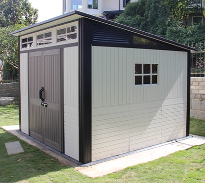 COLONIAL PLASTIC STORAGE GARDEN SHED OUTDOOR ROOM