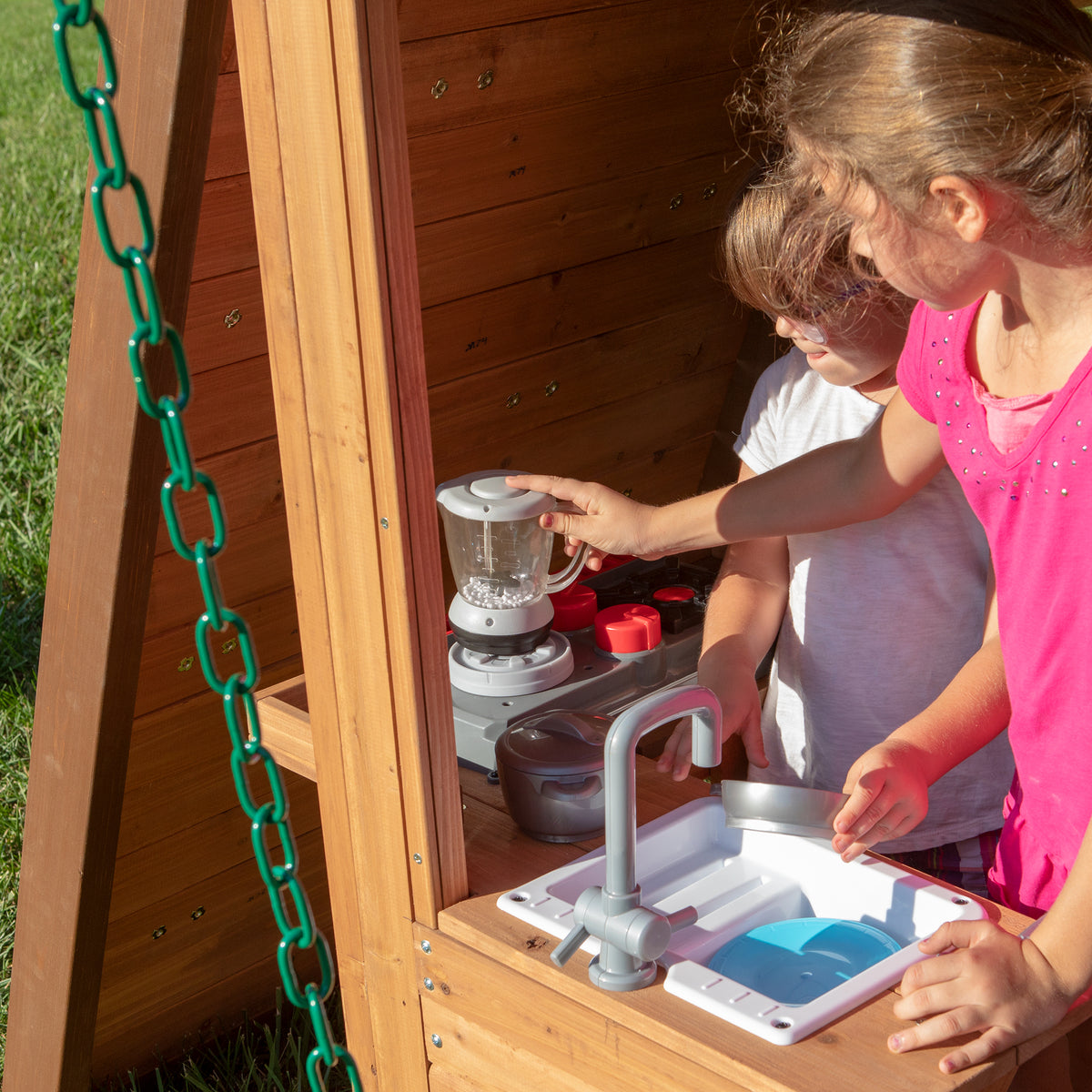 Bristol Point Wooden Swing Set