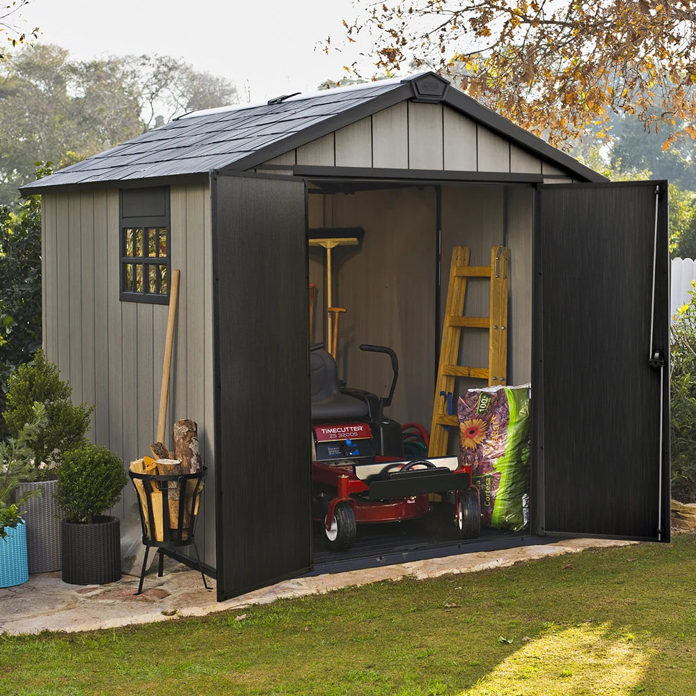 Keter Waterproof Oakland Outdoor Plastic Shed 759