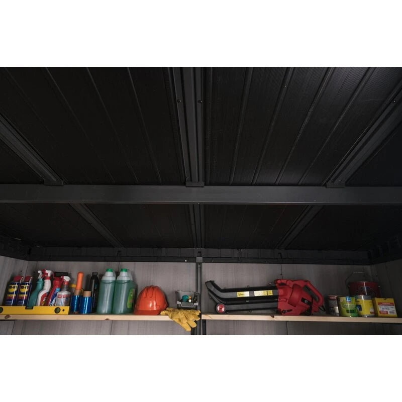 Artisan 9' wide x 7.5' deep plastic storage shed