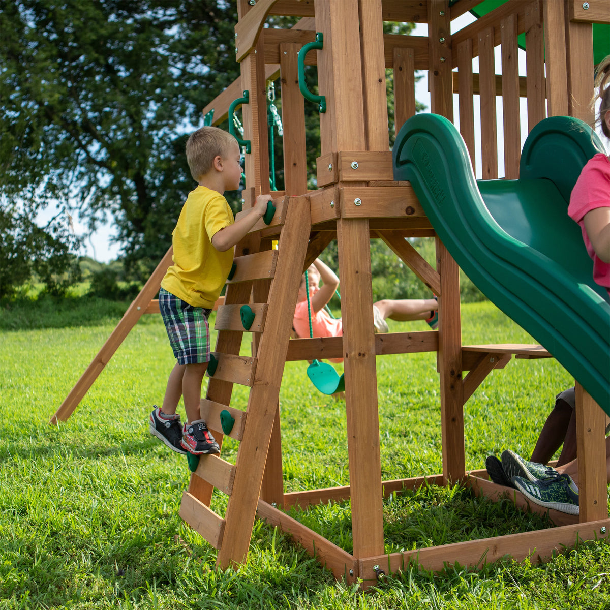 Belmont Wooden Swing Set